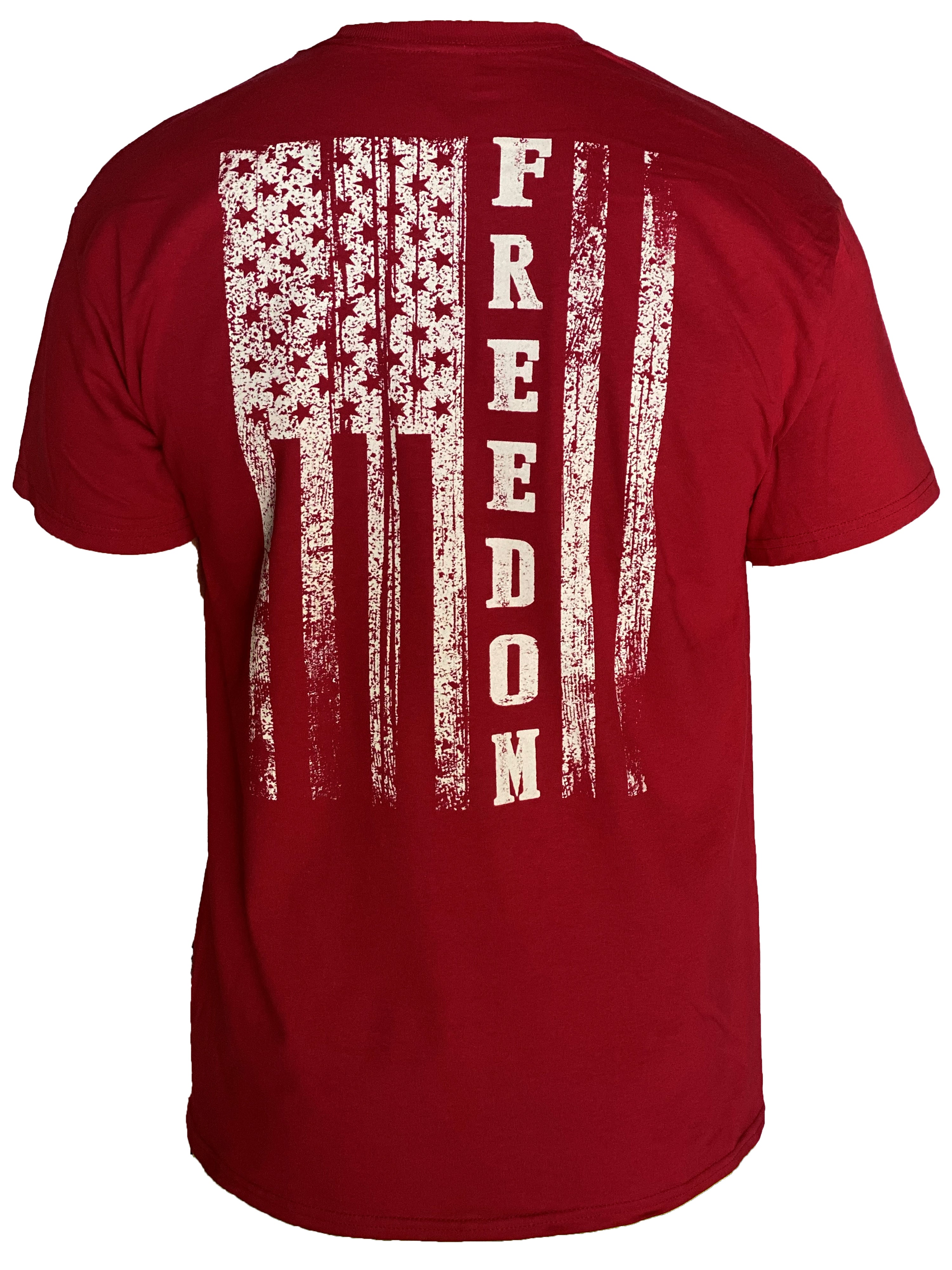 AFG Red Friday USA Flag T-Shirt (Cardinal), 2XL